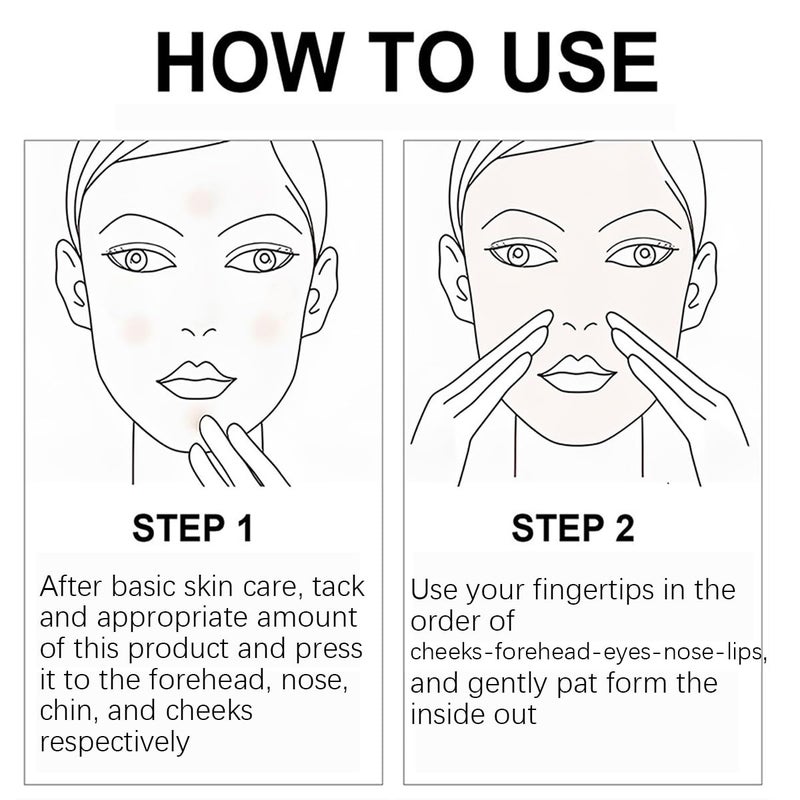 WFWJ كريم تصحيح اللون CC مع SPF 25، أساس تغطية كاملة، سيروم مرطب، تحسين نسيج البشرة، تجنب أضرار الشمس (فاتح، 45 مل) - Image 5