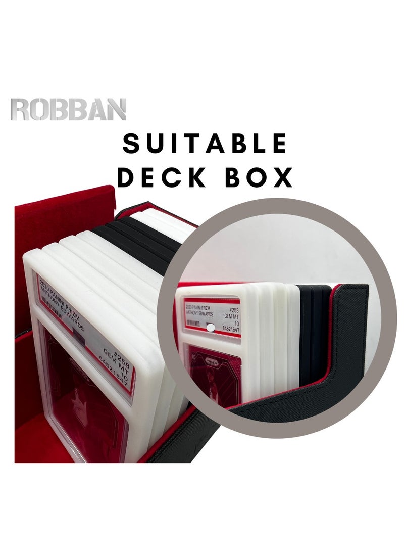 ROBBAN - For PSA Graded Card, white silicone shell Anti-collision Psa card holder - Image 1