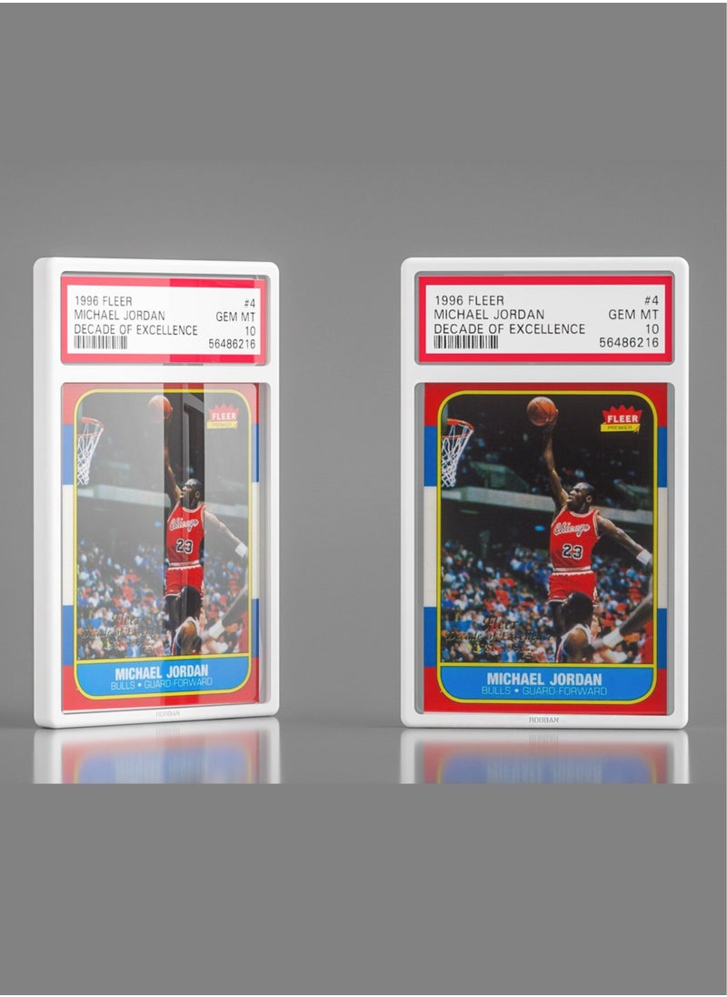 ROBBAN - For PSA Graded Card, white silicone shell Anti-collision Psa card holder - Image 1