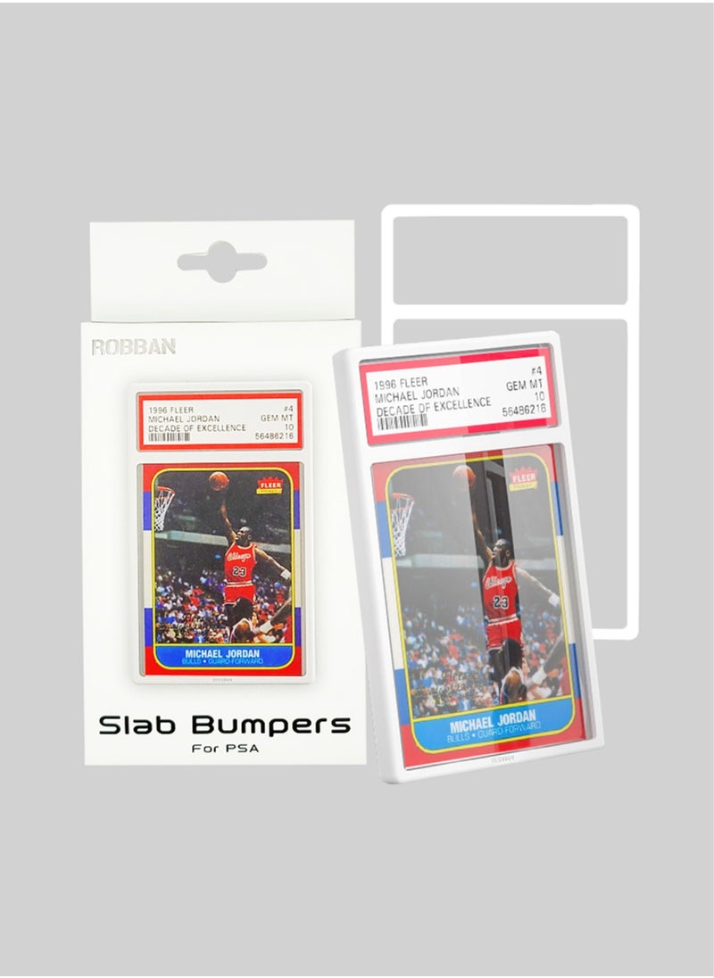 ROBBAN - For PSA Graded Card, white silicone shell Anti-collision Psa card holder - Image 1