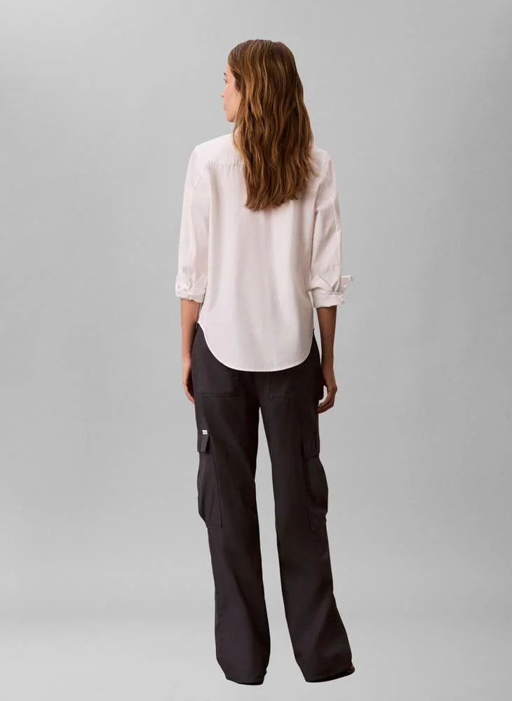 Calvin Klein Jeans Front Pleat Cargo Pocket Trousers