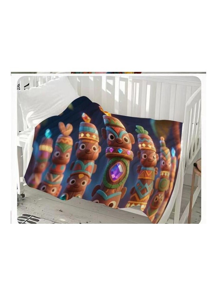 general Flannel thin blanket (warm and comfortable, suitable for sleep, gaming, dust removal and sandproof) 150cm*200cm - 446 - Image 3