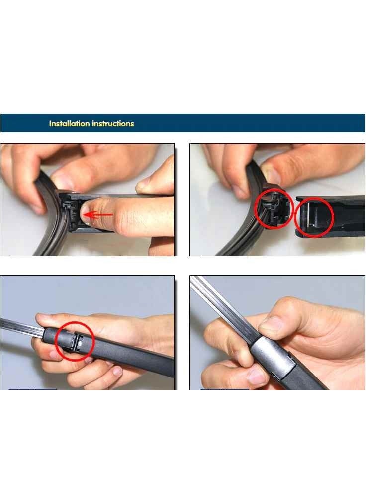RBW 95113 Volkswagen Polo 4-5 2002-2009 Rear Banana Wiper  - Image 2