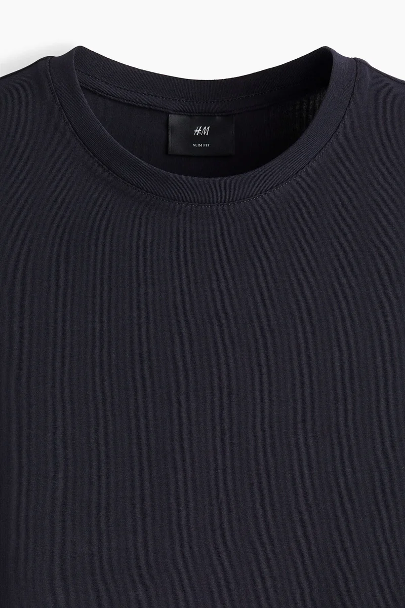 H&M Round-neck T-shirt Slim fit