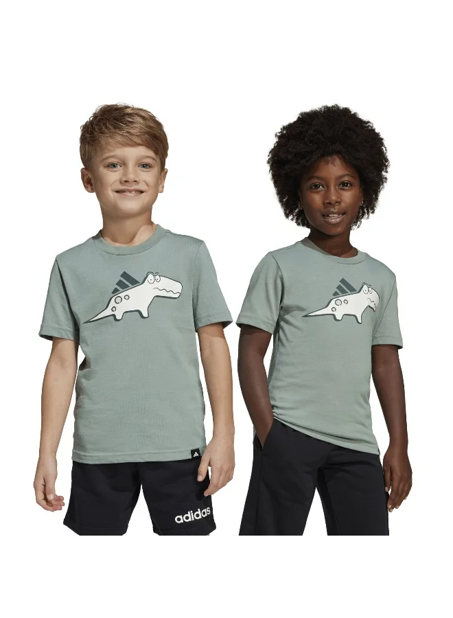 Adidas little kids adiraptor unisex graphic t-shirt