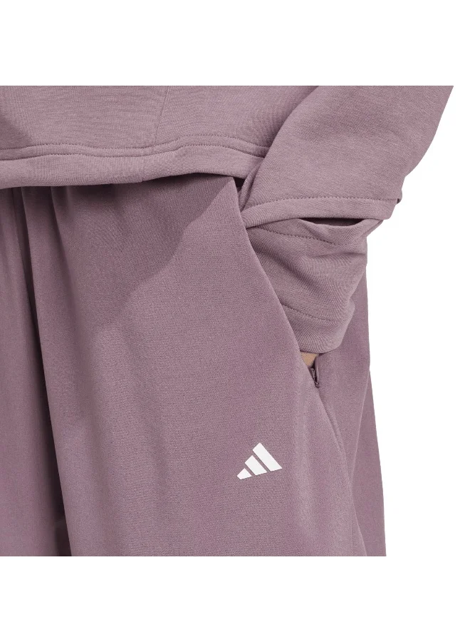 adidas بنطلون تدريب ترن بي بنفسجي مقاس 2XS