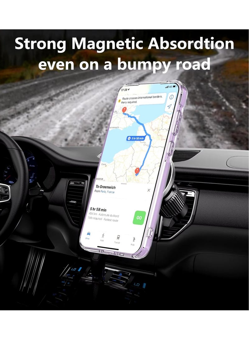 Techie Samsung Galaxy A35 Clear Case with MagSafe – Slim, Anti-Yellowing Cover with Camera Lens Protection, Magnetic Holder Compatible - Image 4