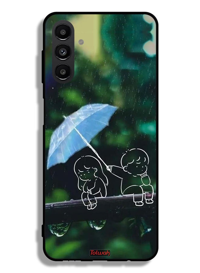 Tolwak Samsung Galaxy A13 5G Protective Case Cover Couple Abstract Art - Image 1