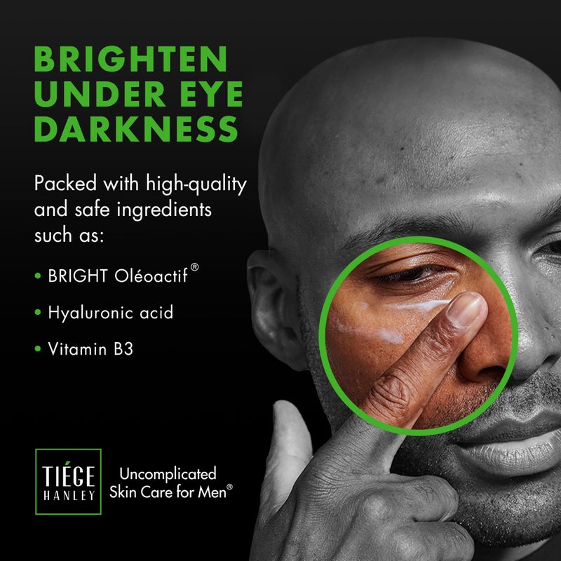 Tiege Hanley Eye Cream for Men, Morning and Night Under Eye Cream With Hyaluronic Acid and Vitamin B3, Helps Reduce the Look of Dark Circles and Puffiness, Anti Aging Menâ€™s Skin Care, 0.5 Oz - Image 4
