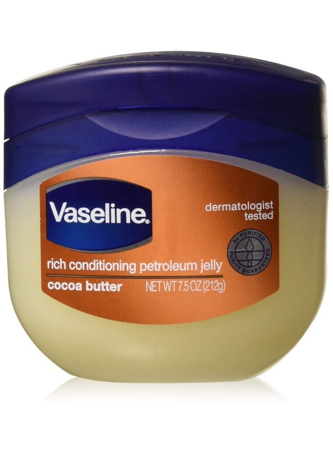 Vaseline جيل البترول الغني بالترطيب زبدة الكاكاو 7.5 أونصة (عبوة من 9) - Image 1