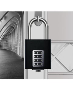 Generic Outdoor Weatherproof Padlock, Heavy Duty Combination Padlock, 4 -Digit Combination Lock, Suitable for School Gym Locker, Fence, Toolbox, Hasp Gate, Storage  - Image 2