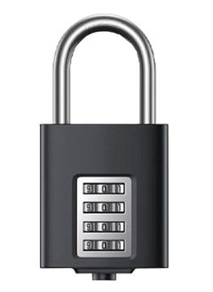 Generic Outdoor Weatherproof Padlock, Heavy Duty Combination Padlock, 4 -Digit Combination Lock, Suitable for School Gym Locker, Fence, Toolbox, Hasp Gate, Storage  - Image 1