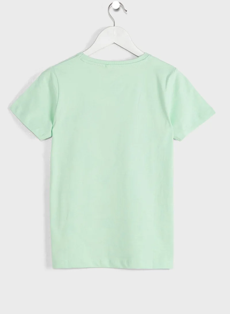 NAME IT Kids South Beach T-Shirt & Shorts Set