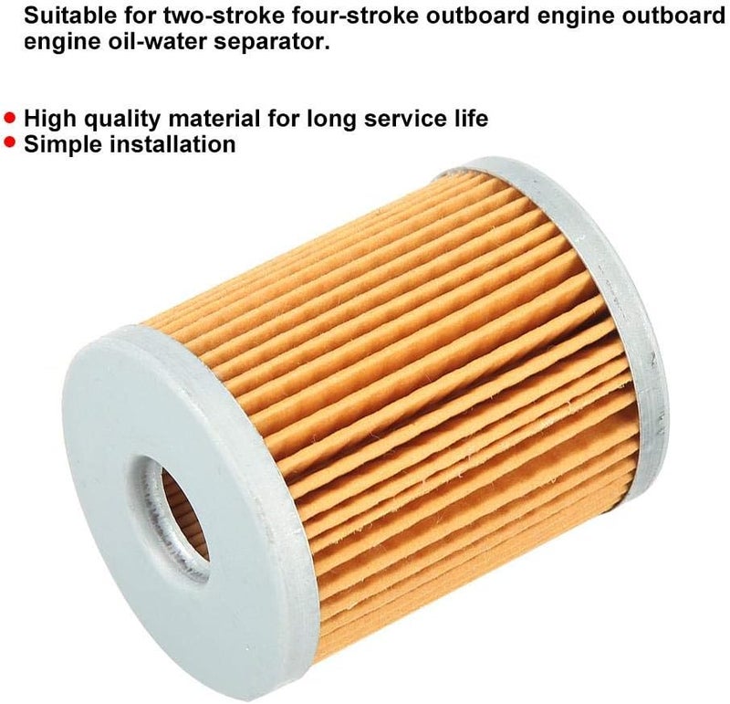 klarako Fuel Separator, UF-10K Fuel Filter Water Separator Element Fuel Separator Filter Replacement for Yacht Boat and Gasoline Engine All Outboard - Image 2