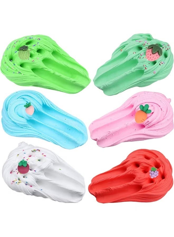 nororo 12 Pack Ice Cream Soft Slime Making Kit Stretchy and Non-Sticky, Butter Slime Stress Relief Toy for Kids Partys, Girls & Boys Kids - Image 5