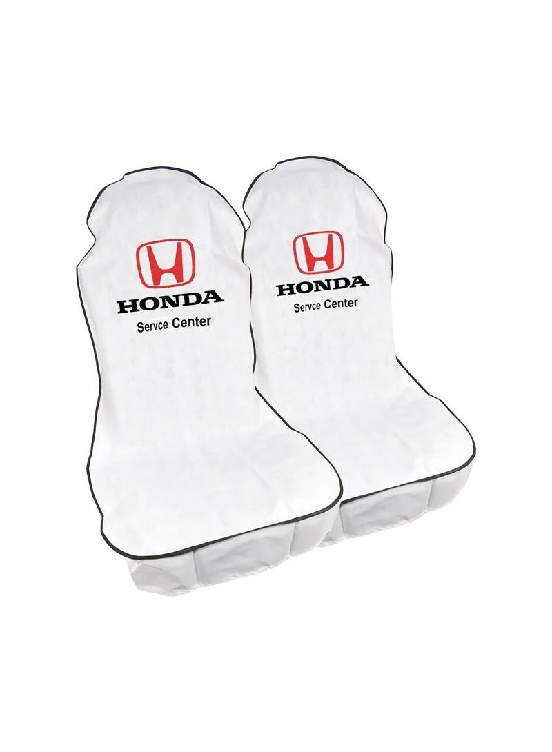 Honda Service Center Car Seat Cover Universal Car Seat Dust Dirt Extra Protection Cover For Your Seat 2 Pcs Set Seat Cover - Image 4