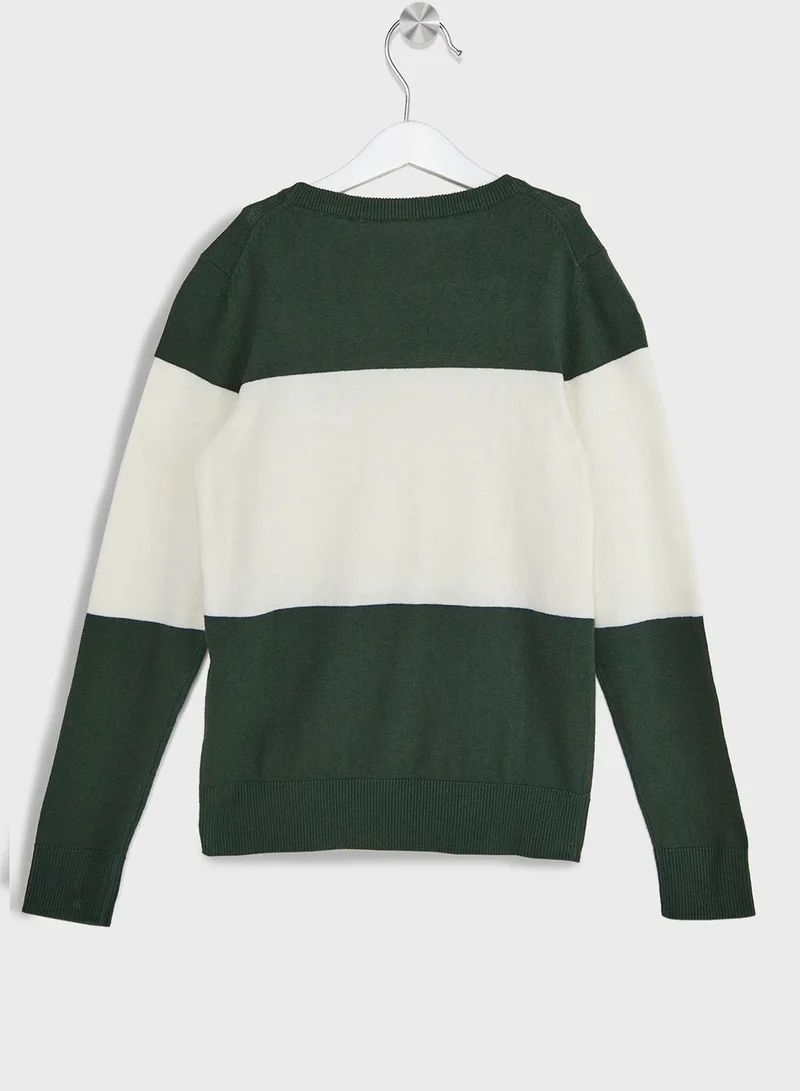 Jack & Jones Junior Youth Colorblock Sweatshirt