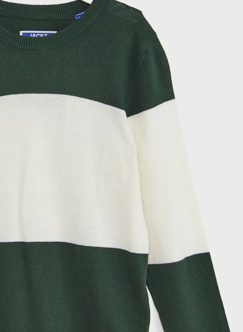Jack & Jones Junior Youth Colorblock Sweatshirt