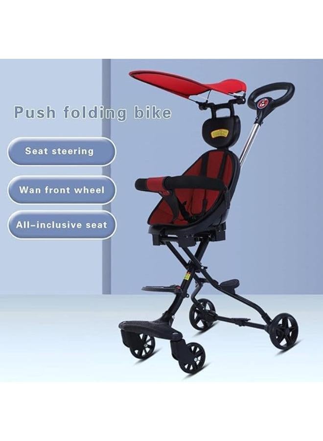 عربة أطفال قابلة للطي بأربع عجلات - Image 2