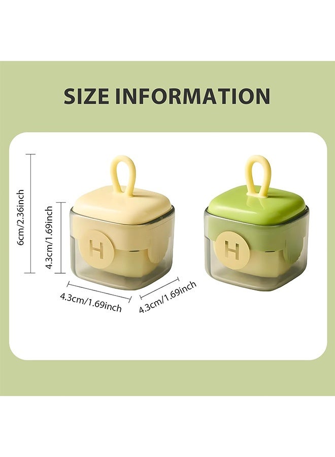 Quantum 2 PCS Mini Lint Roller, Sticky Portable Lint Roller Reusable, Washable Lint Gel Roller for Clothes Travel - Image 2