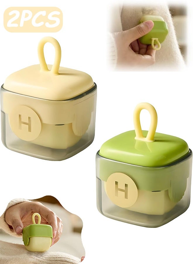 Quantum 2 PCS Mini Lint Roller, Sticky Portable Lint Roller Reusable, Washable Lint Gel Roller for Clothes Travel - Image 1