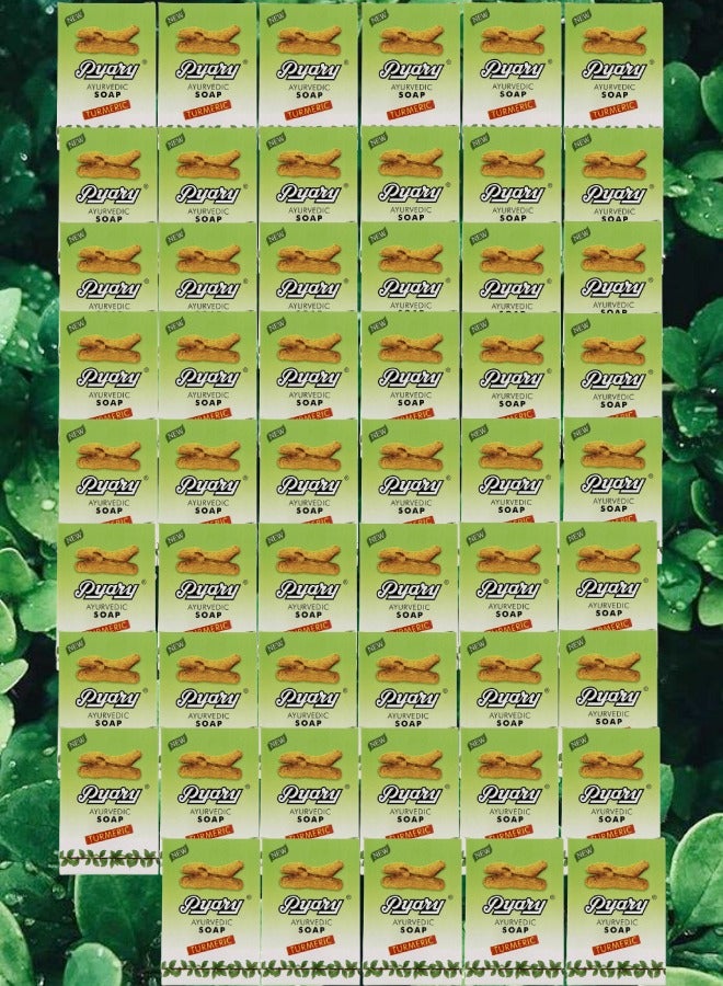 بياري 53 قطع صابون آيورفيدي كركم