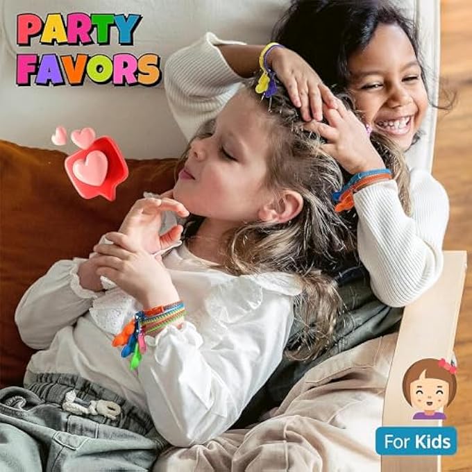UpBrands 48 Upgraded Pop-It Zipper Bracelets For Kids, ADHD Fidget Toys, Fidgets For Kids, Anxiety Relief Fidget Toys, Kit For Halloween Trinkets, Goody Bags & Easter Eggs Hunt Fillers - Image 4