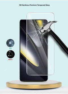 GMAX Premium Series Curved Edges 9H 2.5D Tempered Glass Screen Protector For Xiaomi Poco F6 5G 2024 / Poco F6 Pro 5G 2024 GMAX Clear  - Image 1