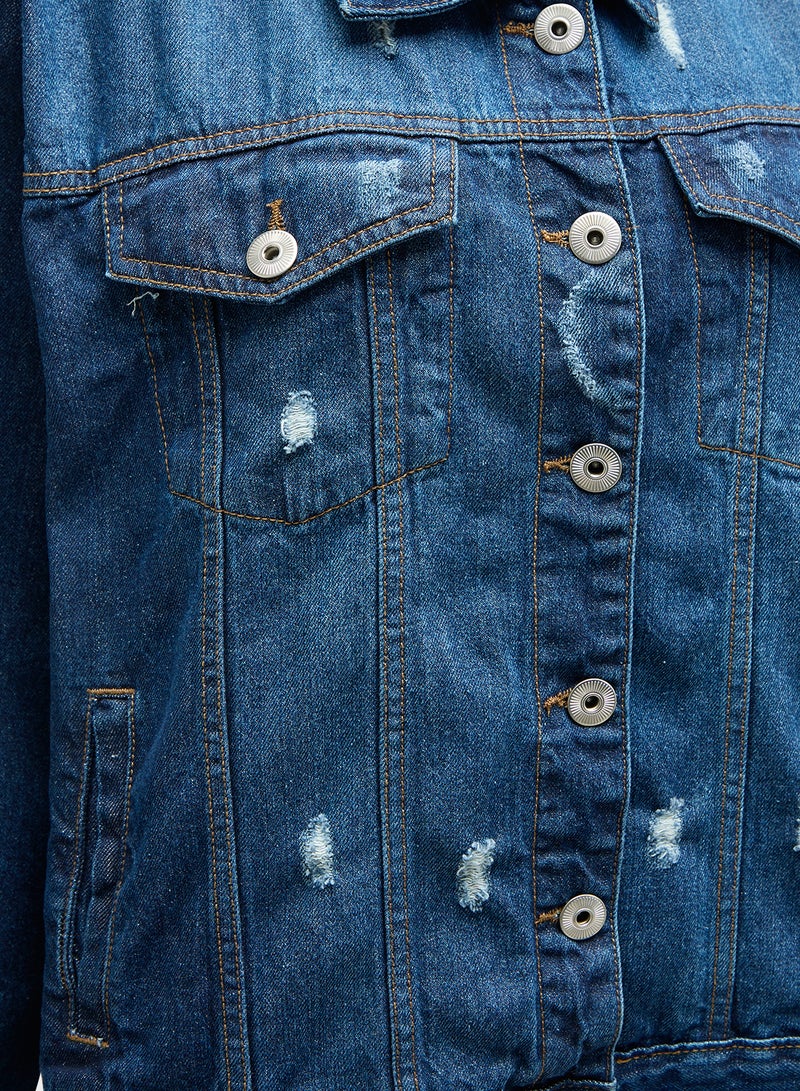 Yours Clothing Pocket Detail Jacket - Image 3