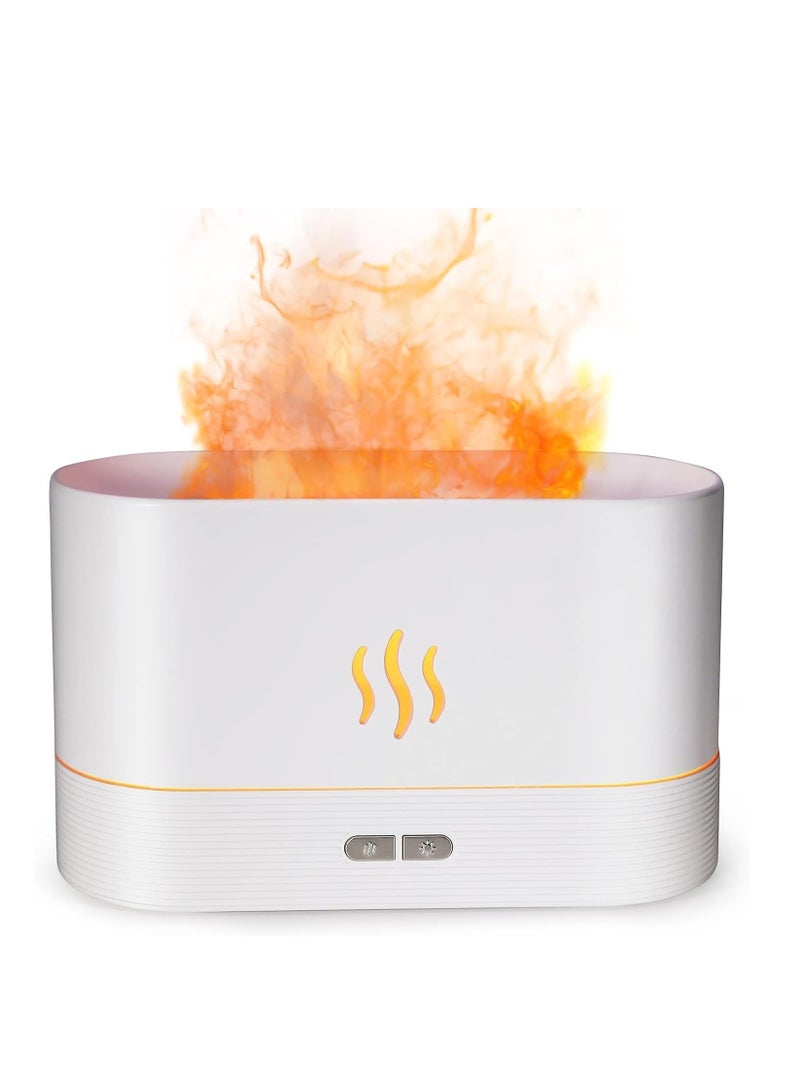 Original Flame Air Diffuser,Ultra-Silent Cool Mist Humidifier with Waterless Auto-Off Protection Aroma Diffuser for Home,Office or Yoga - Image 1