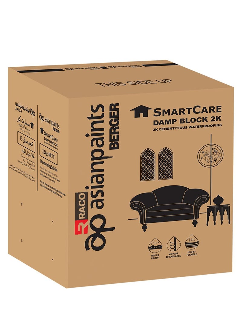 RACO RACO Berger SmartCare Damp Block 2K Water Based High Performance Exterior Wall Damp Proofing Paint  - Image 1