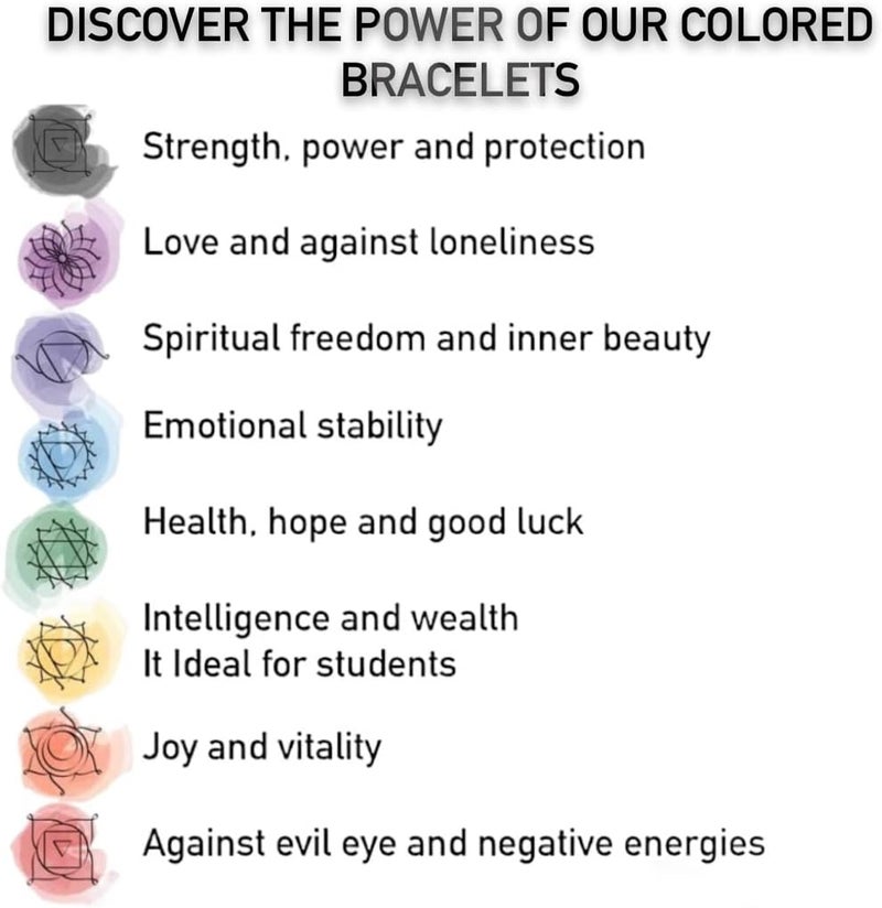 PHITECUS Bracelet 7 knots for protection, Evil Eye and Good Luck. Buddisth String. Thread/Amulet for prosperity and success. Talisman for Womens, Mens, Girls, Boys. Cord Adjustable. - Image 4