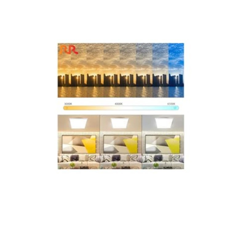 Rr- Rr Lighting 60X60 LED ضوء اللوحة المسطحة 50W حافة مضاءة تركيبات صفر الأشعة فوق البنفسجية وخالية من الوميض صفر الضوء الأزرق. - Image 4