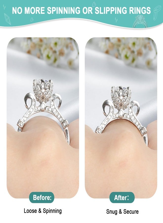 GWHOLE Ring Sizers for Loose Ring, 36 Pack Ring Guards, Adjuster, Spacers or Tightener for Women’s & Men’s Loose Rings, Reduces Size by 0.5-1 - Image 2