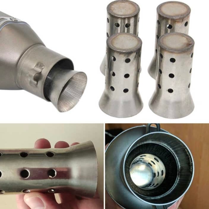 Pit Stop PGXPITSTOP Motorcycle Universal Racing Exhaust || Catalytic Converter DB Killer 51 mm Silencer Muffler Stainless Steel || Compatibility With KTM//Suzuki/Hero/Bajaj/Honda all Model Fitting - Image 2