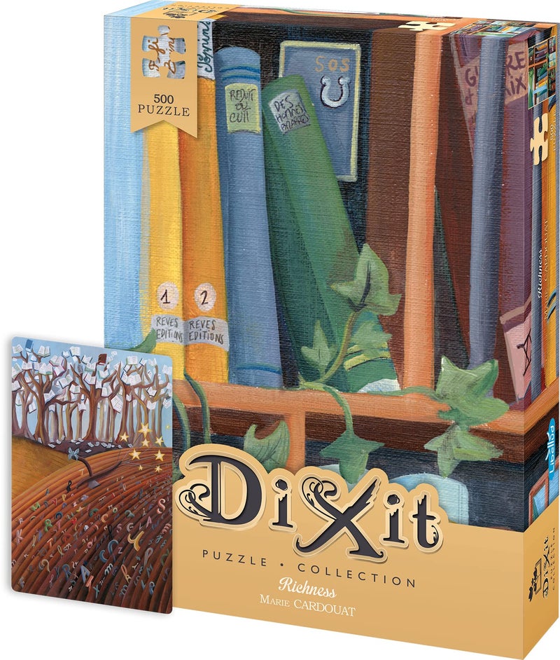 Libellud Dixit Richness 500 Piece Jigsaw Puzzle - Fun Puzzle for Kids & Adults! Easy to Frame, Includes an Exclusive Dixit Card, Features Artwork from Marie Cardouat, Ages 6+, Made - Image 1