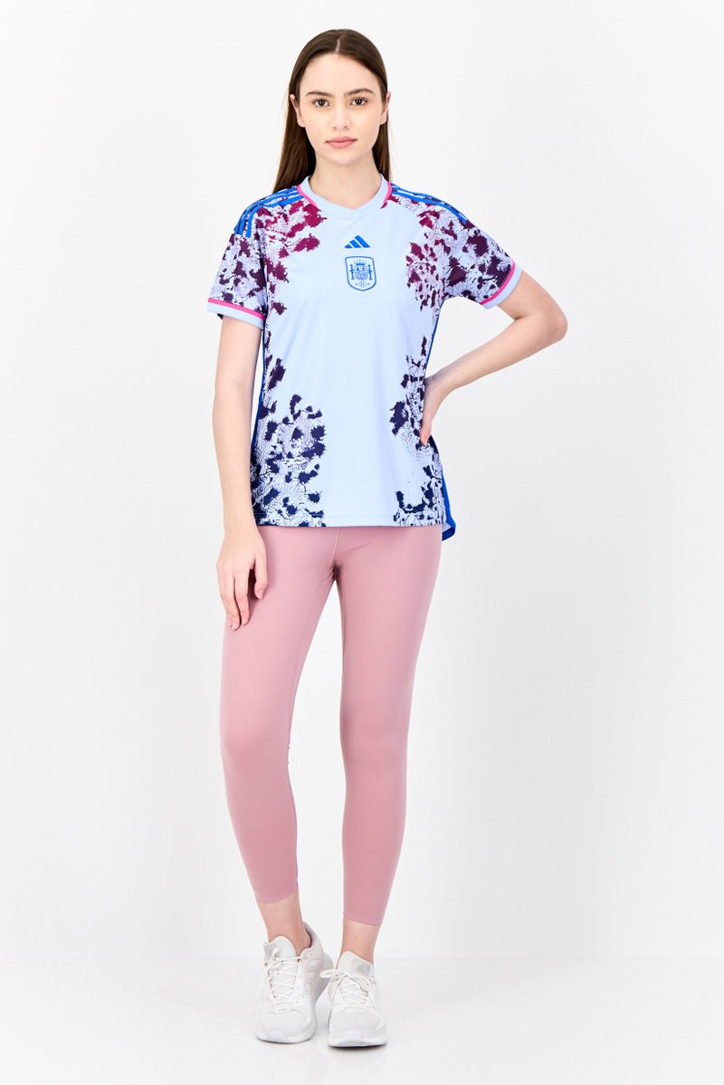 Adidas Women Sportswear Fit Spain Football Team 23 Away Jersey, Multicolor  - Image 2