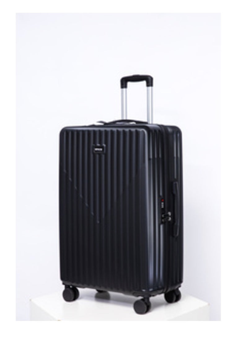 Space Luggage Set of 3 Hardside with Spinner Wheels & Lightweight ABS Luggage for Travel, 28/24/20-Black - Image 2