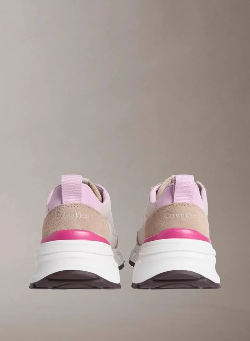 Calvin Klein Jeans Chateau/Silver Mink/Pink Hike Runner Trainers for Women | Best Price UAE
