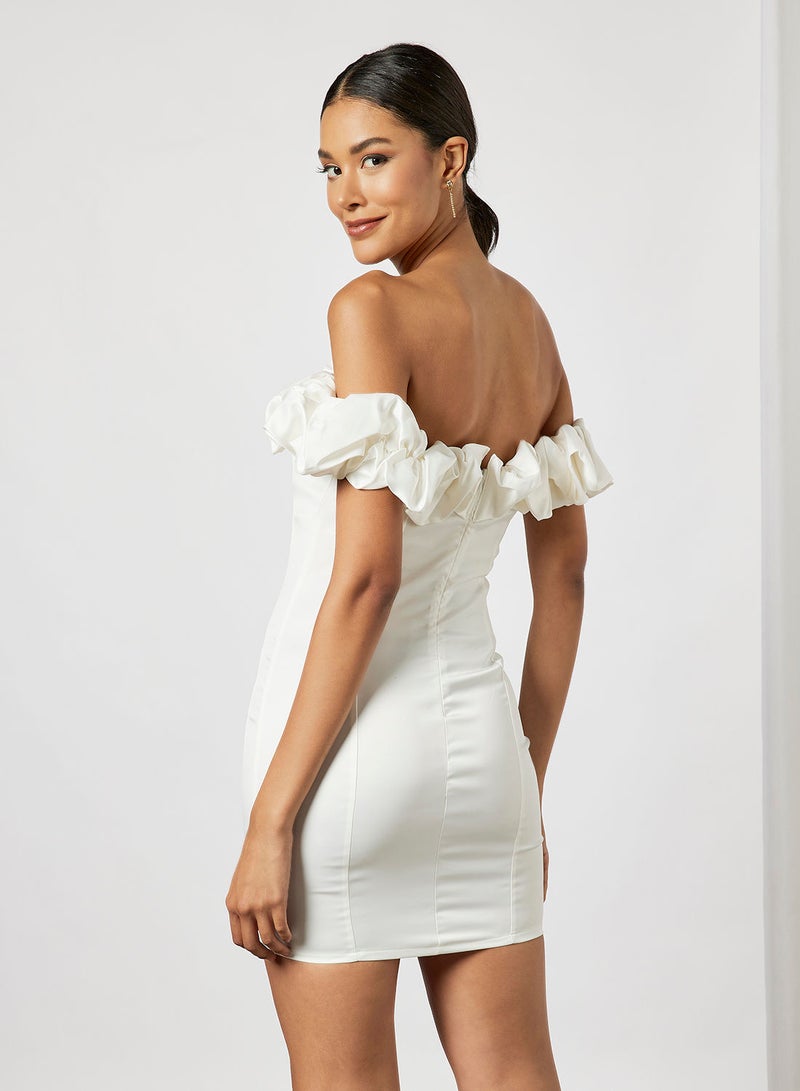 FEMME LUXE Ruffle Detail Mini Dress  - Image 2