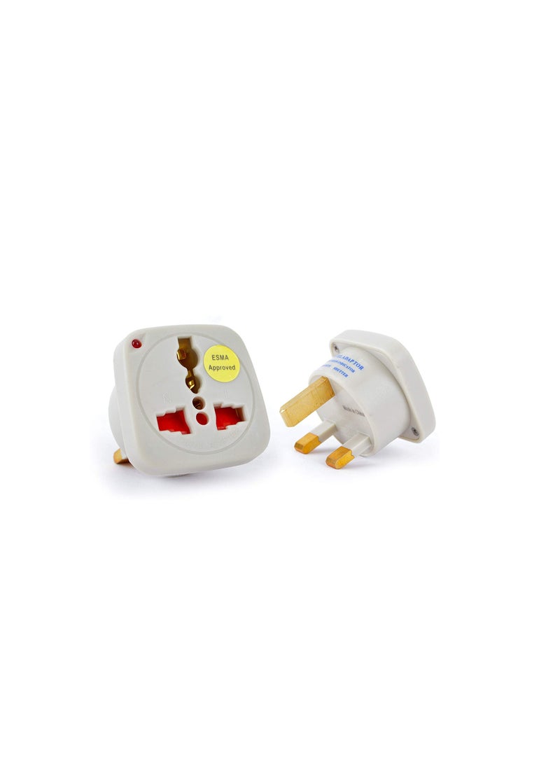 Terminator Multi Traveler Adapter With Shutter Indicator UK to Universal  - Image 3