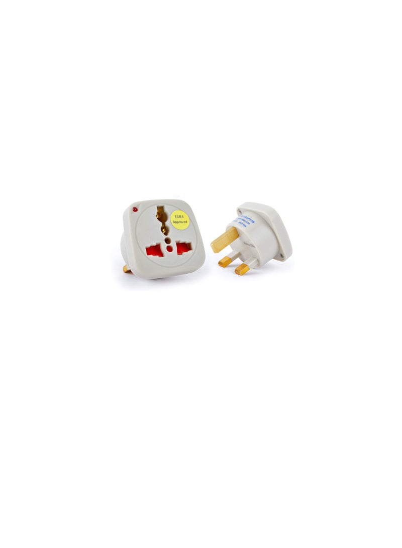 Terminator Multi Traveler Adapter With Shutter Indicator UK to Universal  - Image 1