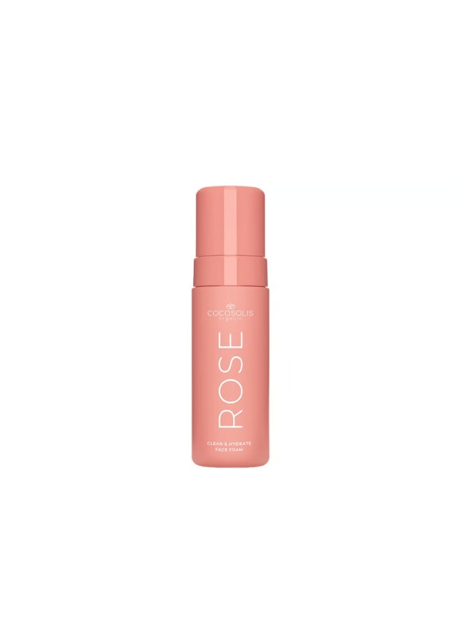 COCOSOLIS Rose Clean & Hydrate Face Foam 150ml - Image 1