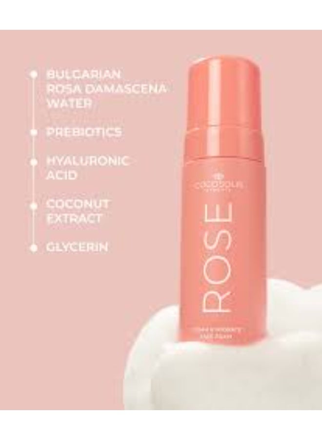 COCOSOLIS Rose Clean & Hydrate Face Foam 150ml - Image 4