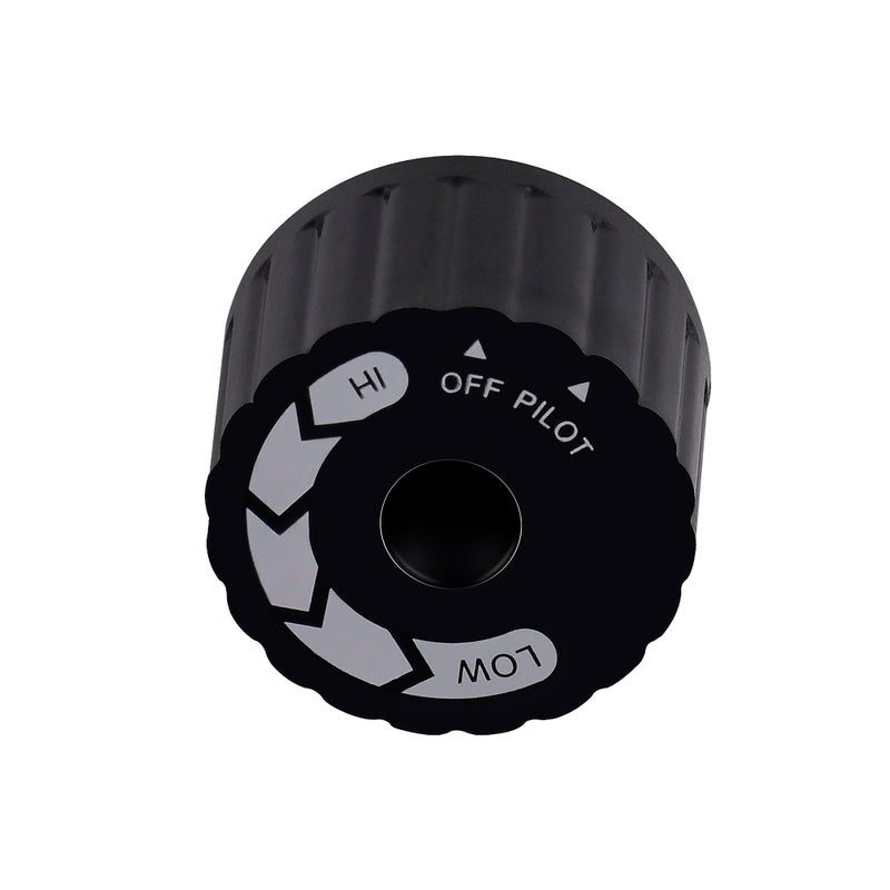 XTPTFABS Gas Valve Control Knob Compatible with SIT 630 EUrosit Only Knob Metal Rod Plunger 1Pcs Black - Image 2