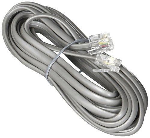 1st Choice Telephone Line Cord Heavy Duty Silver Satin 4 Conductor 14-ft - Image 5
