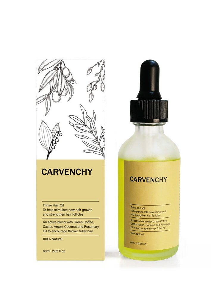 CARVENCHY - Natural Hair Growth Oil, Rosemary Oil For Hair Growth Organic (1 Pcs) - Image 1