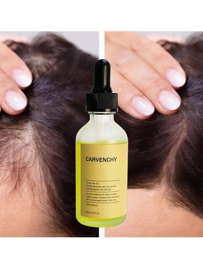 CARVENCHY - Natural Hair Growth Oil, Rosemary Oil For Hair Growth Organic (1 Pcs) - Image 1