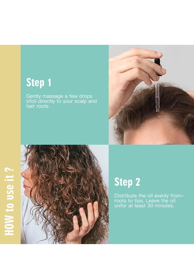 CARVENCHY - Natural Hair Growth Oil, Rosemary Oil For Hair Growth Organic (1 Pcs) - Image 1