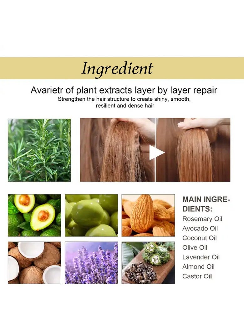 CARVENCHY - Natural Hair Growth Oil, Rosemary Oil For Hair Growth Organic (1 Pcs) - Image 1
